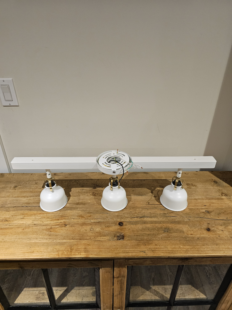 Ikea RANARP Ceiling track light, 3-spots, off-white - photo 3