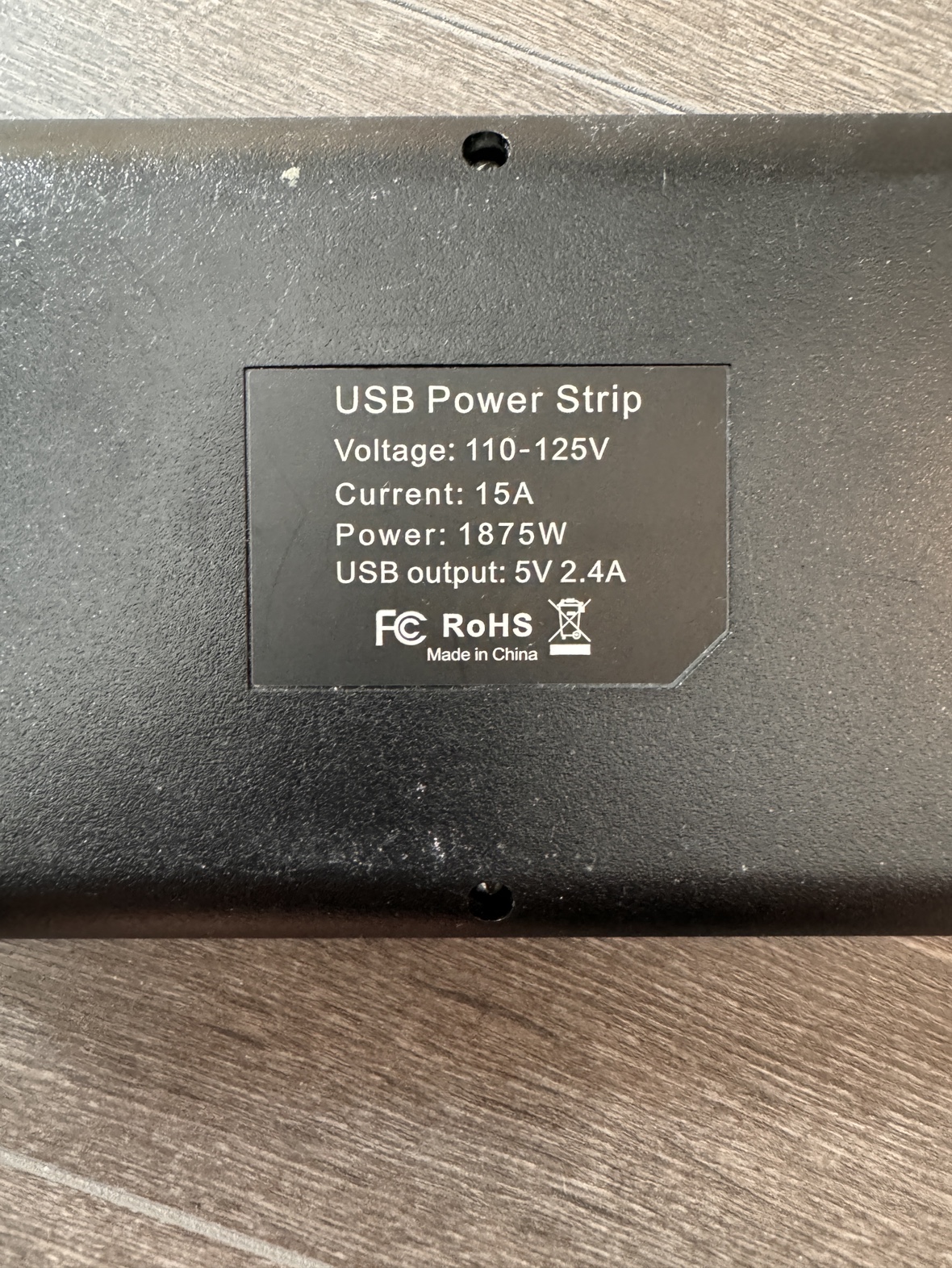 Power Strip w/ USB ports - photo 2