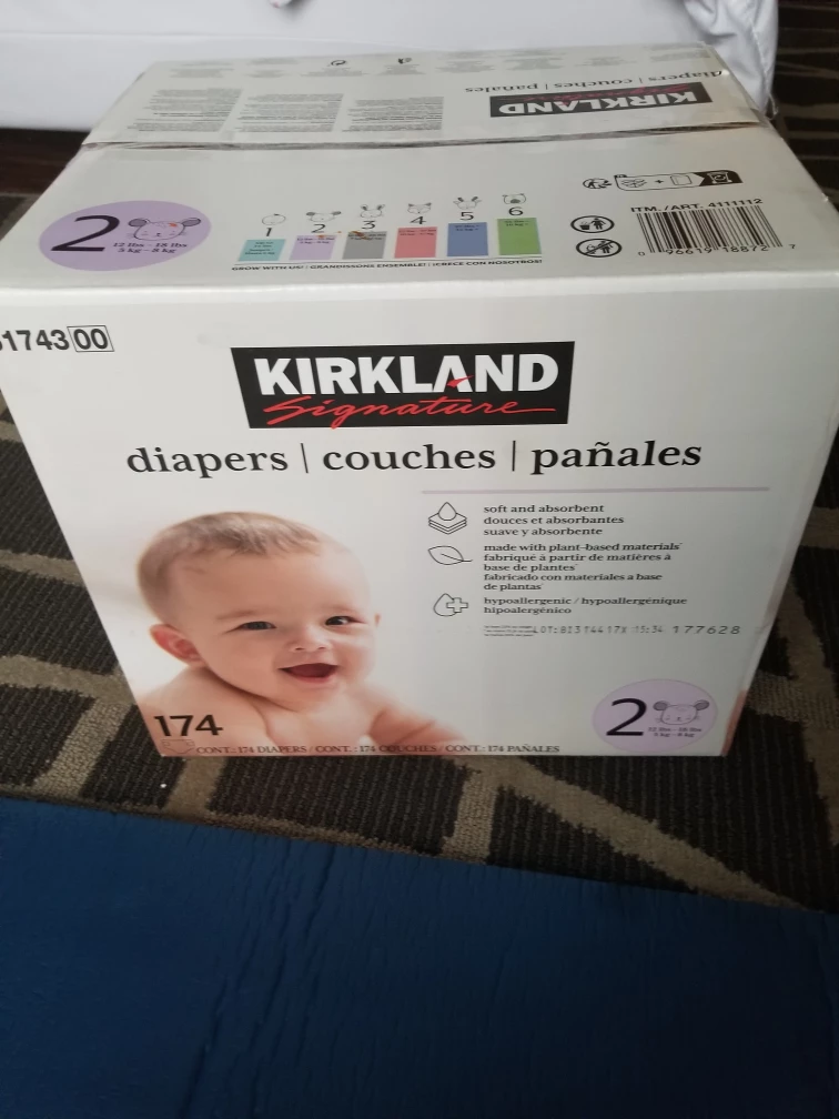 Kirkland signature diapers new size two thumbnail