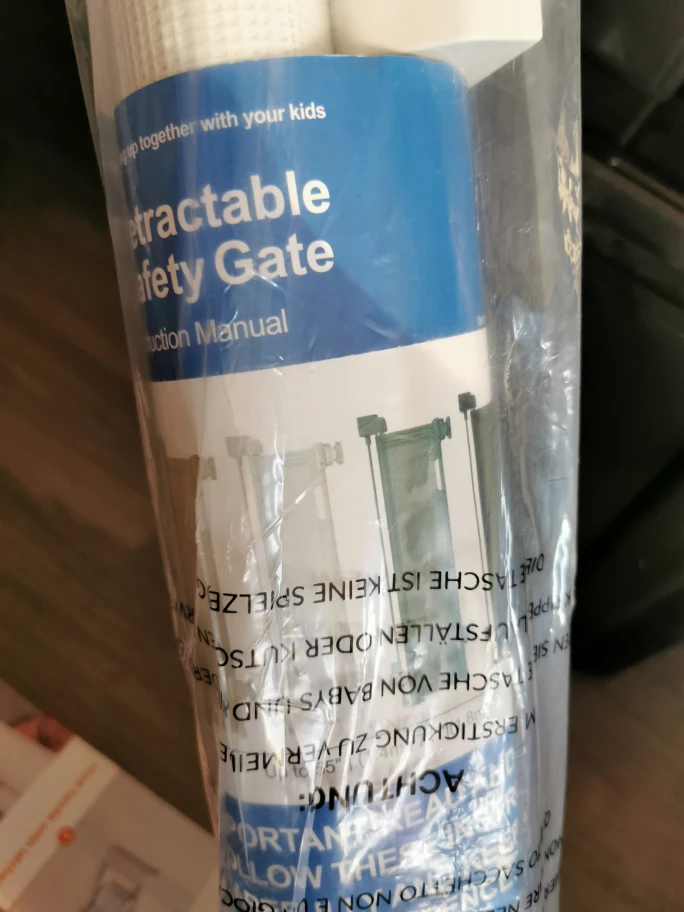 retractable safety child baby gate / dog gate image indicator(7)