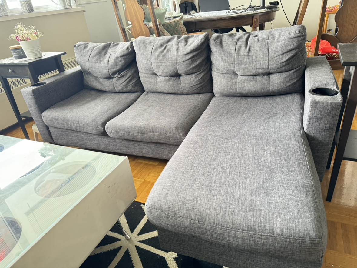 Sectional sofa/gray sofa - photo 2