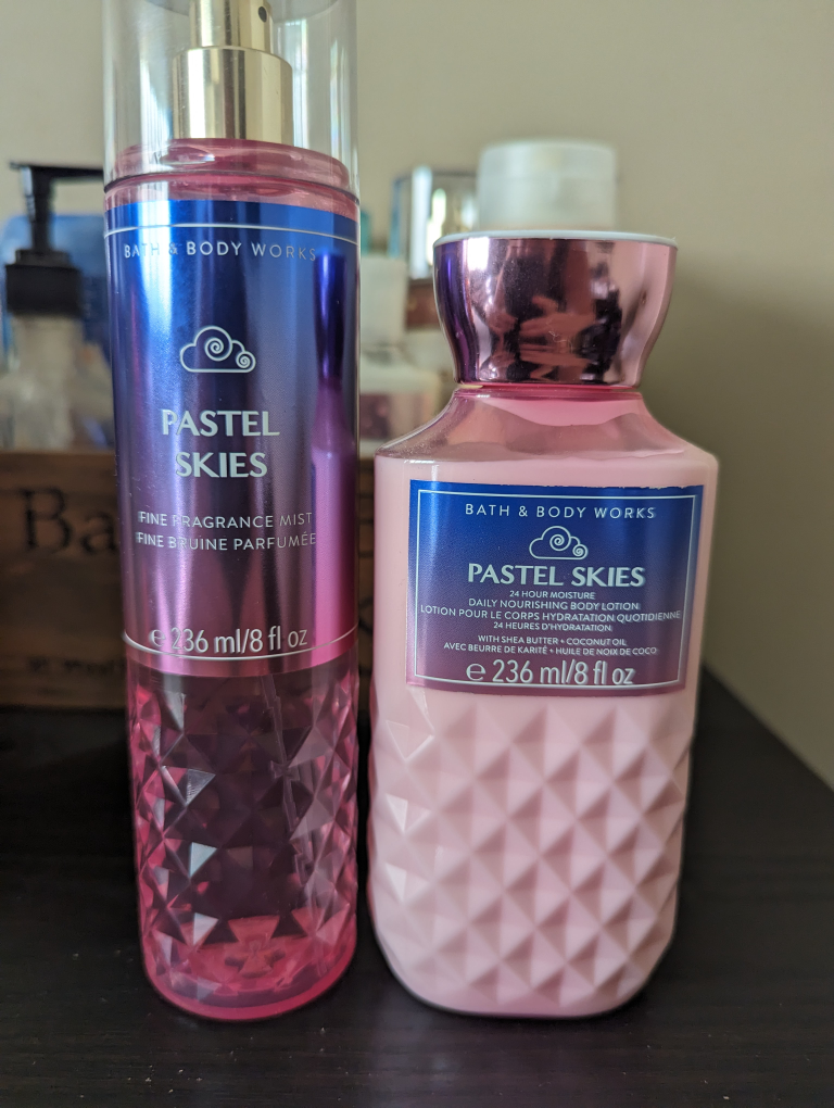 Bath and body works mist and body lotion. thumbnail
