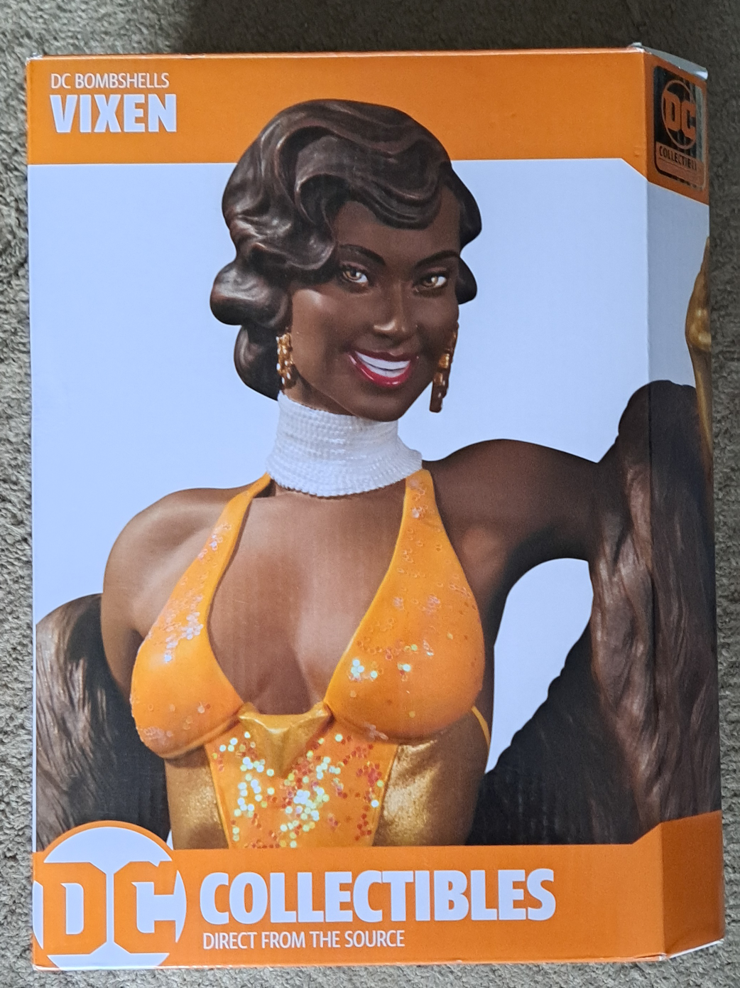 DC bombshell statue CIB Vixen