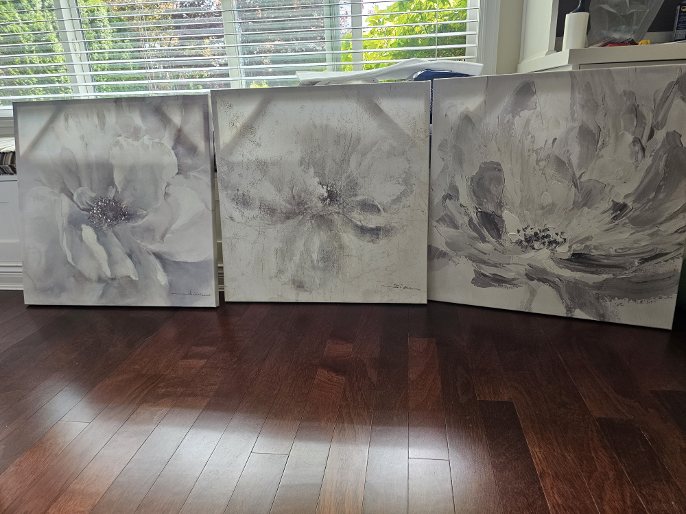 Wall prints with painted details 4 pcs - photo 2
