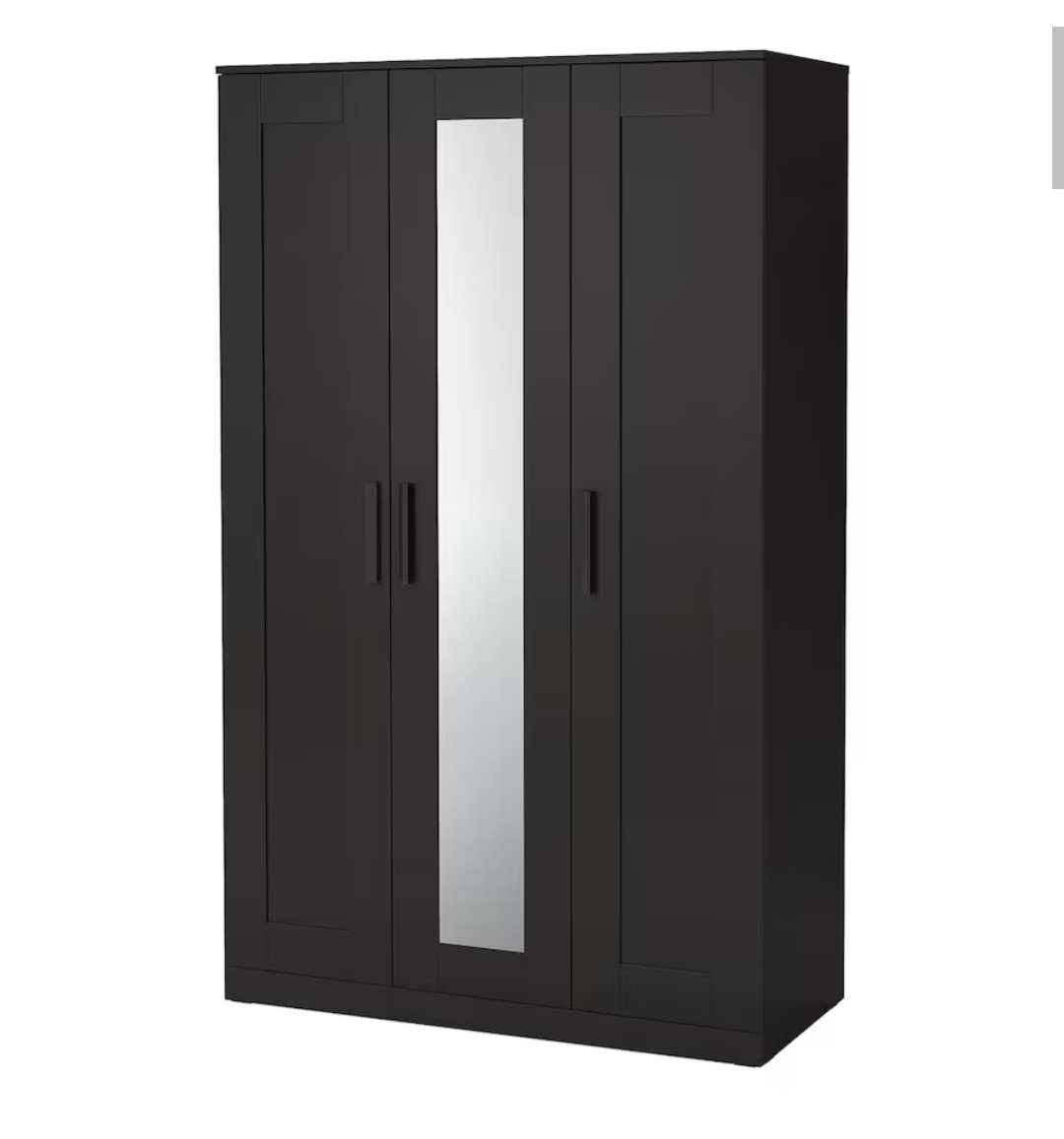 Black closet with Cabinet space - photo 3