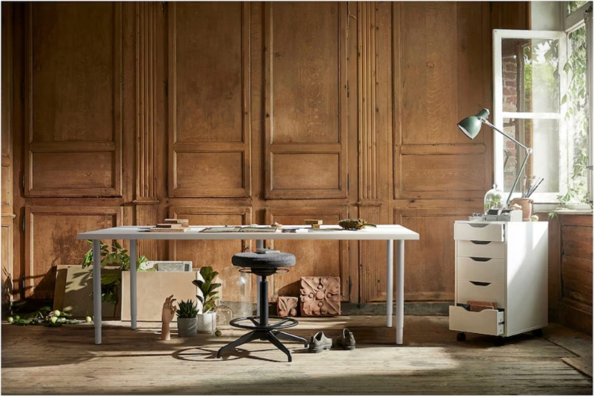 IKEA Long white desk 200cm x 60 cm MOVING SALE image indicator(4)