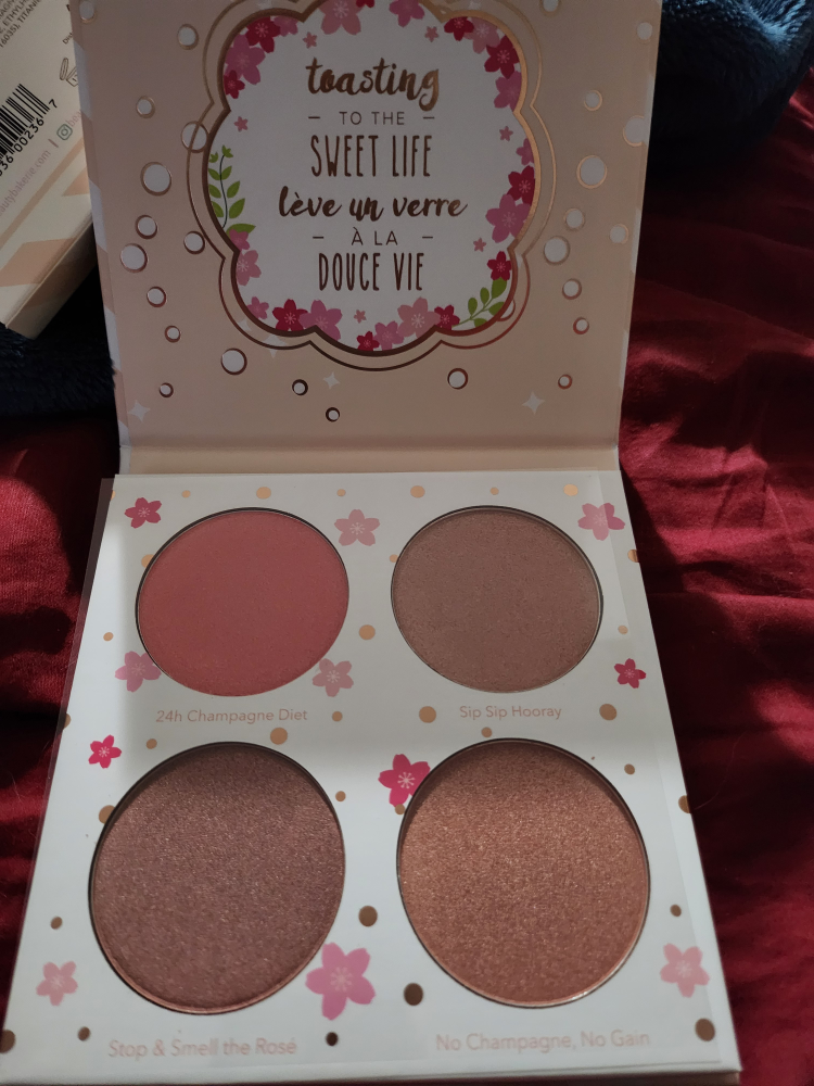 Cotton candy champagne blush highlighter - photo 3