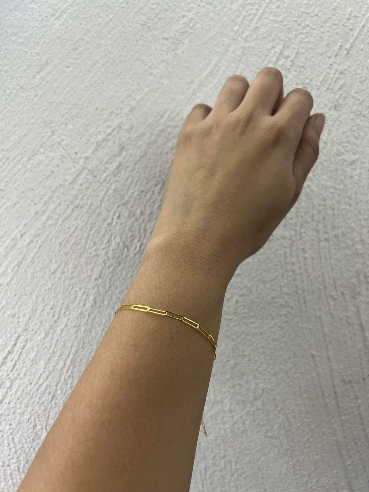 18k paperclip bracelet - photo 3