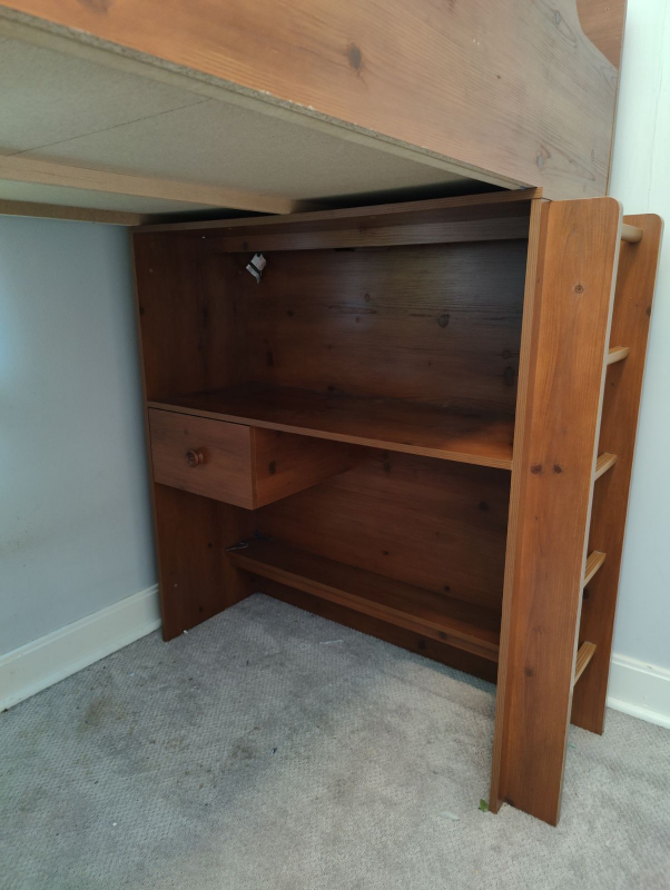 loft bed with desk - photo 3