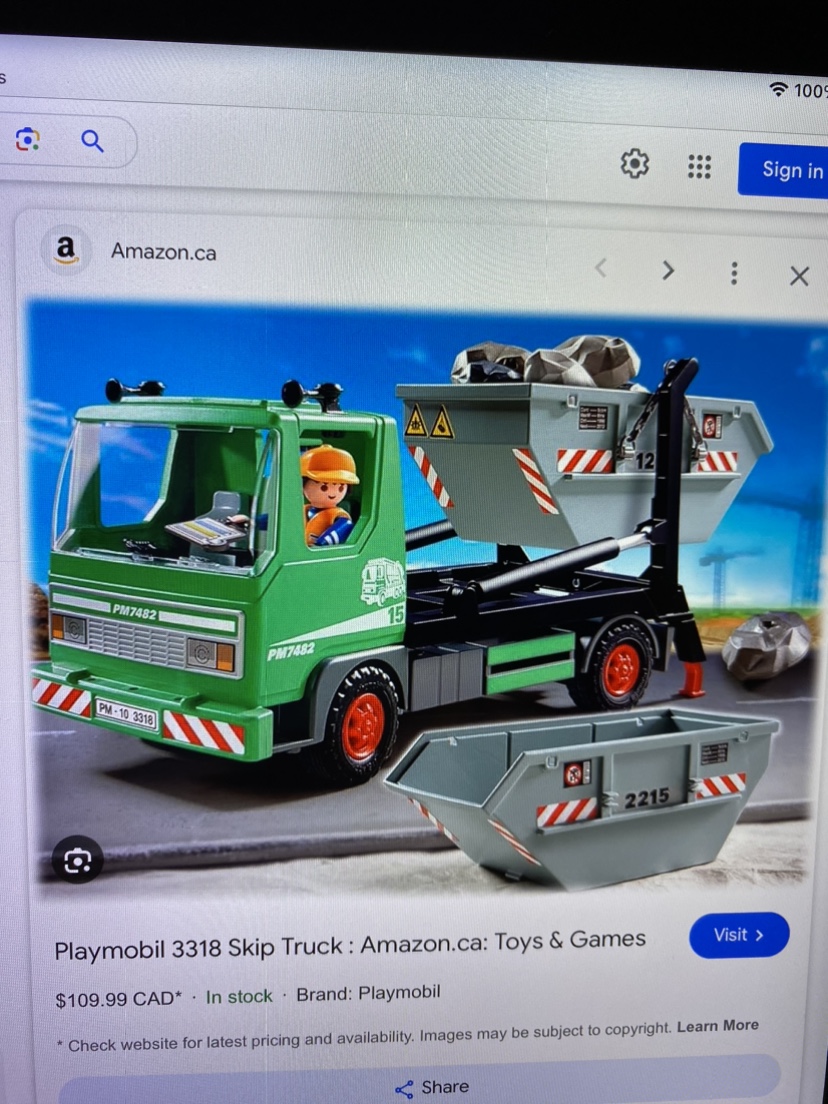 Playmobil Skip Truck image indicator(5)