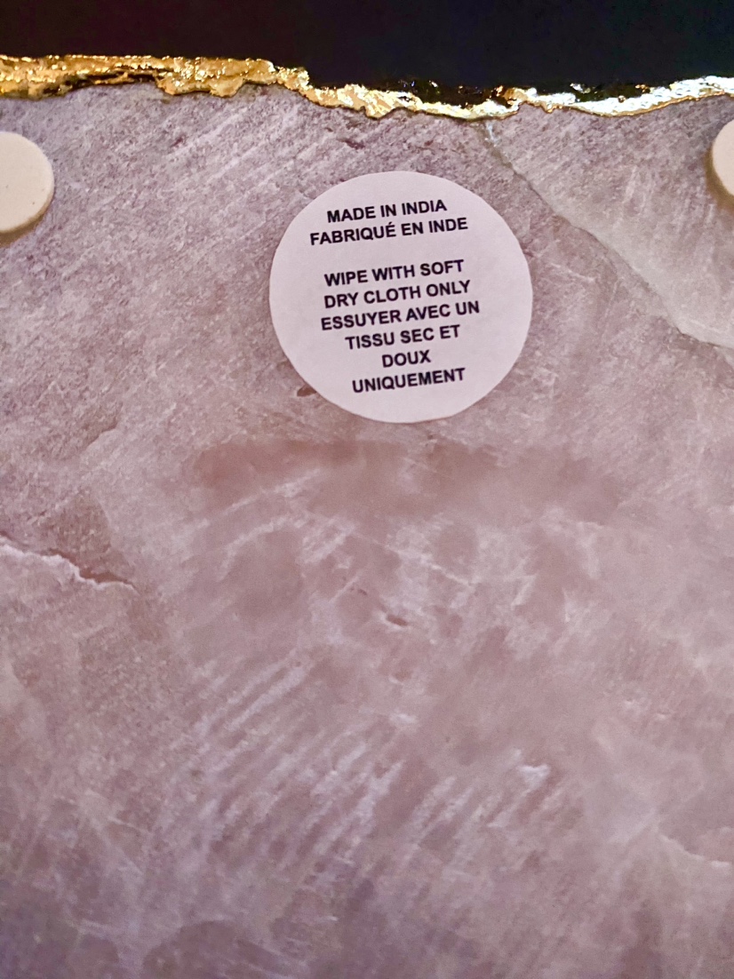 Beautiful Gold-trimmed Agate Coasters, set of 5 image indicator(2)