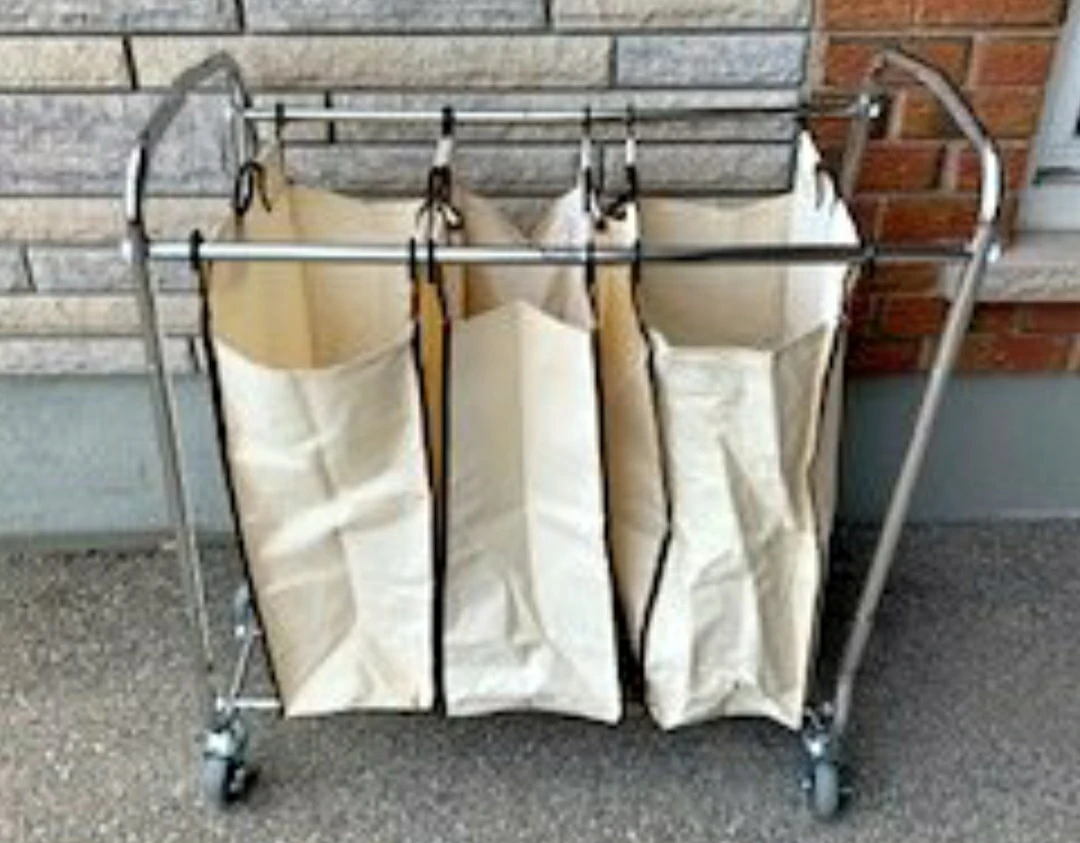 Laundry cart with wheels thumbnail