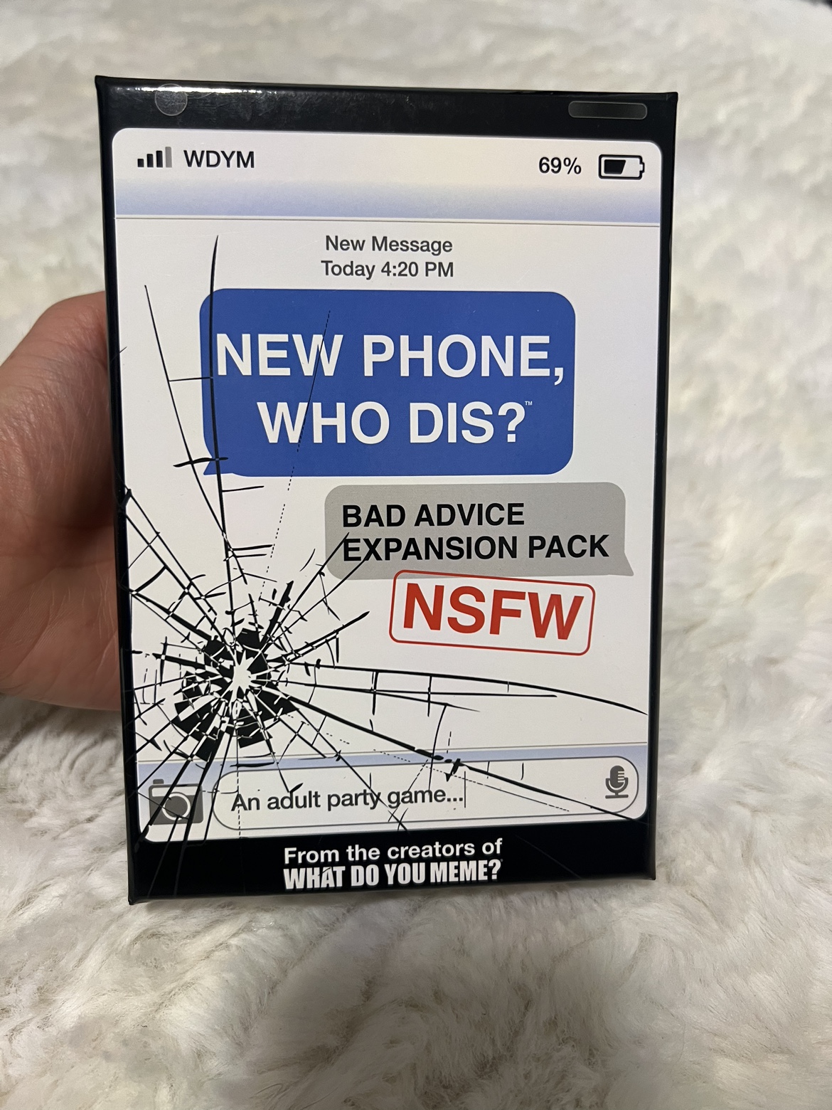 New phone who dis? bad advice expansion pack