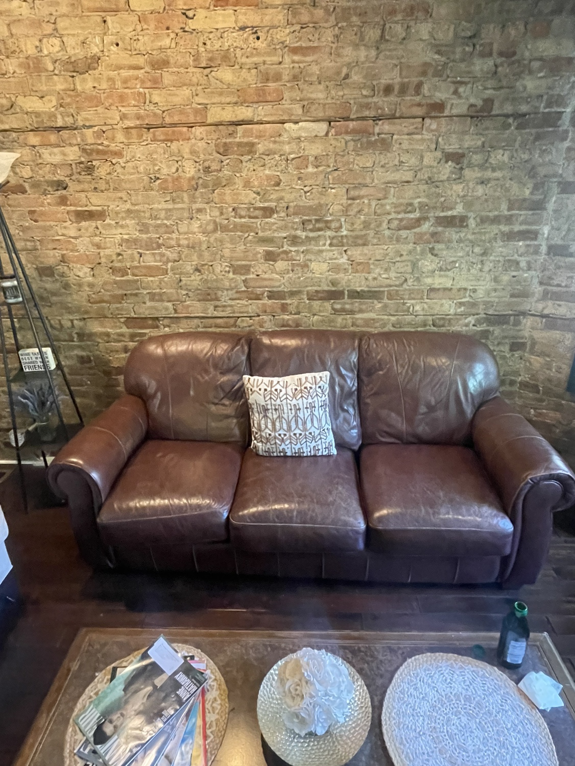 Leather Couch - photo 2
