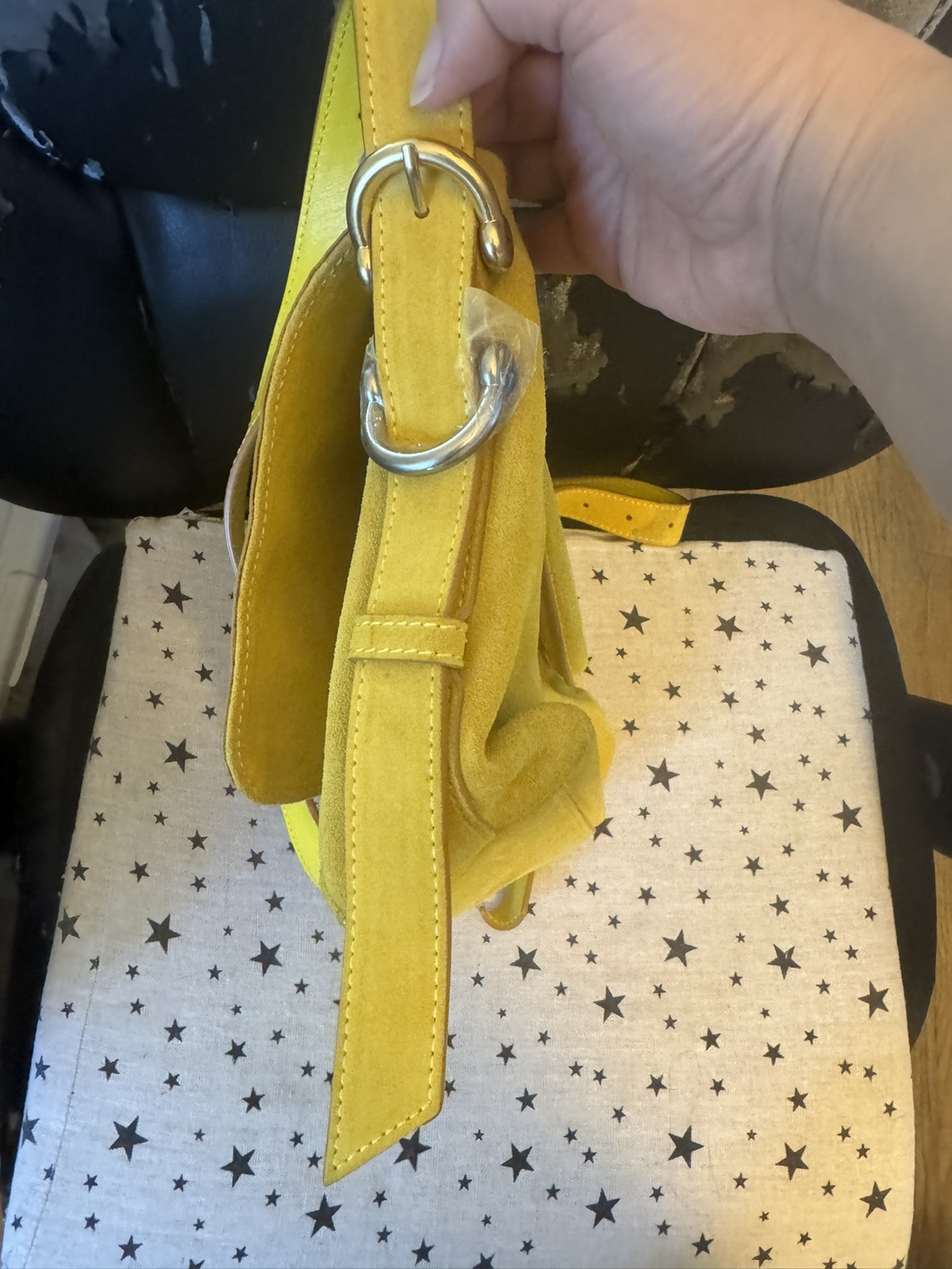 Leather suede Bill Blase bag pre owned - photo 4