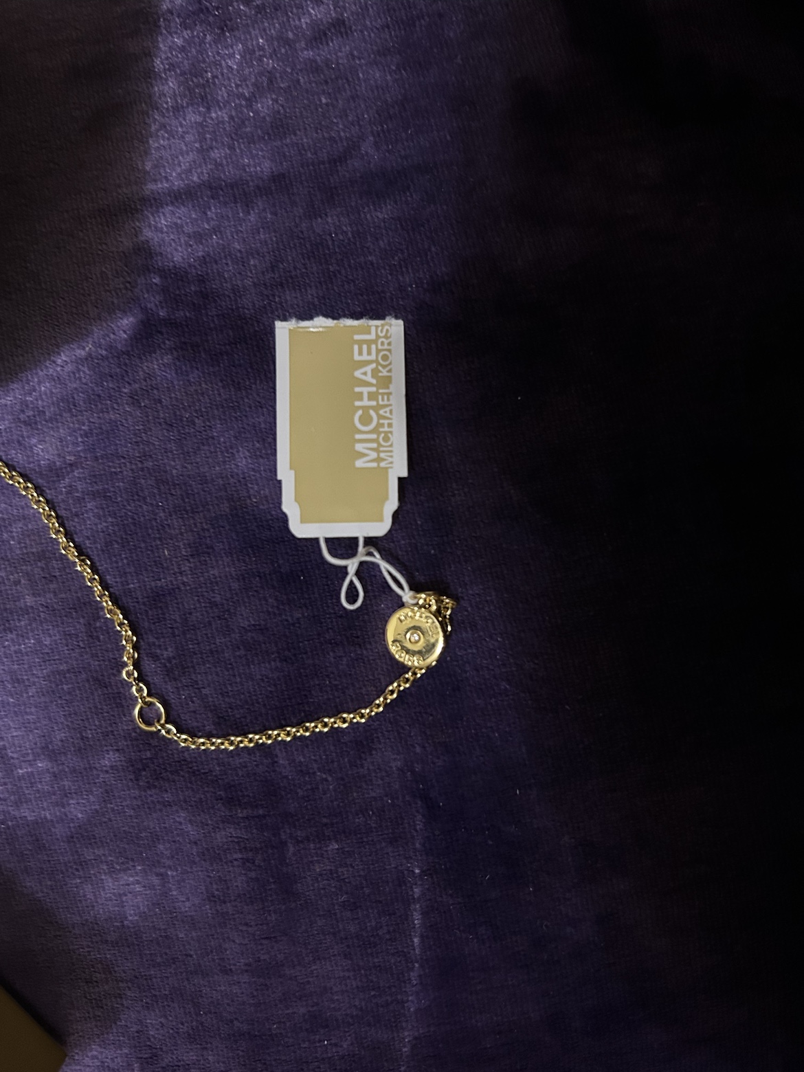 Michael Kors Set OF Gold Heart Necklace Earrings (Retail $250) image indicator(5)