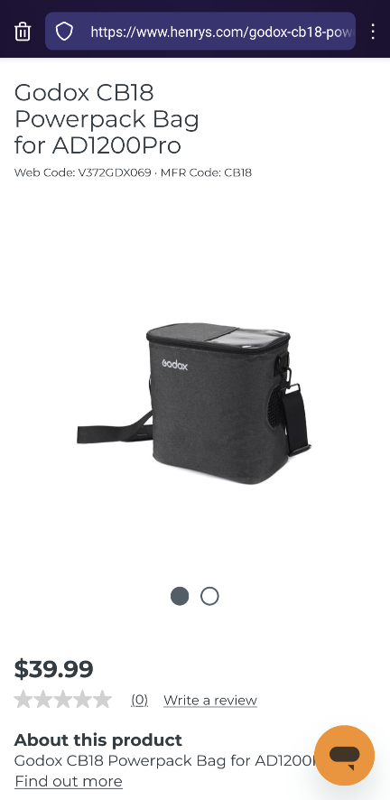 Godox CB18 Powerpack Bag for AD1200Pro image indicator(9)