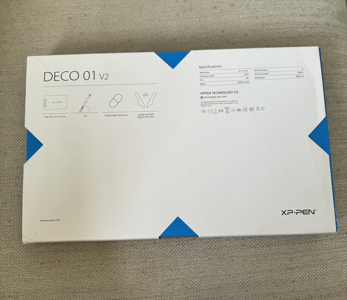 Brand New - DECO 01 V2 XP-PEN Drawing Pad - photo 2