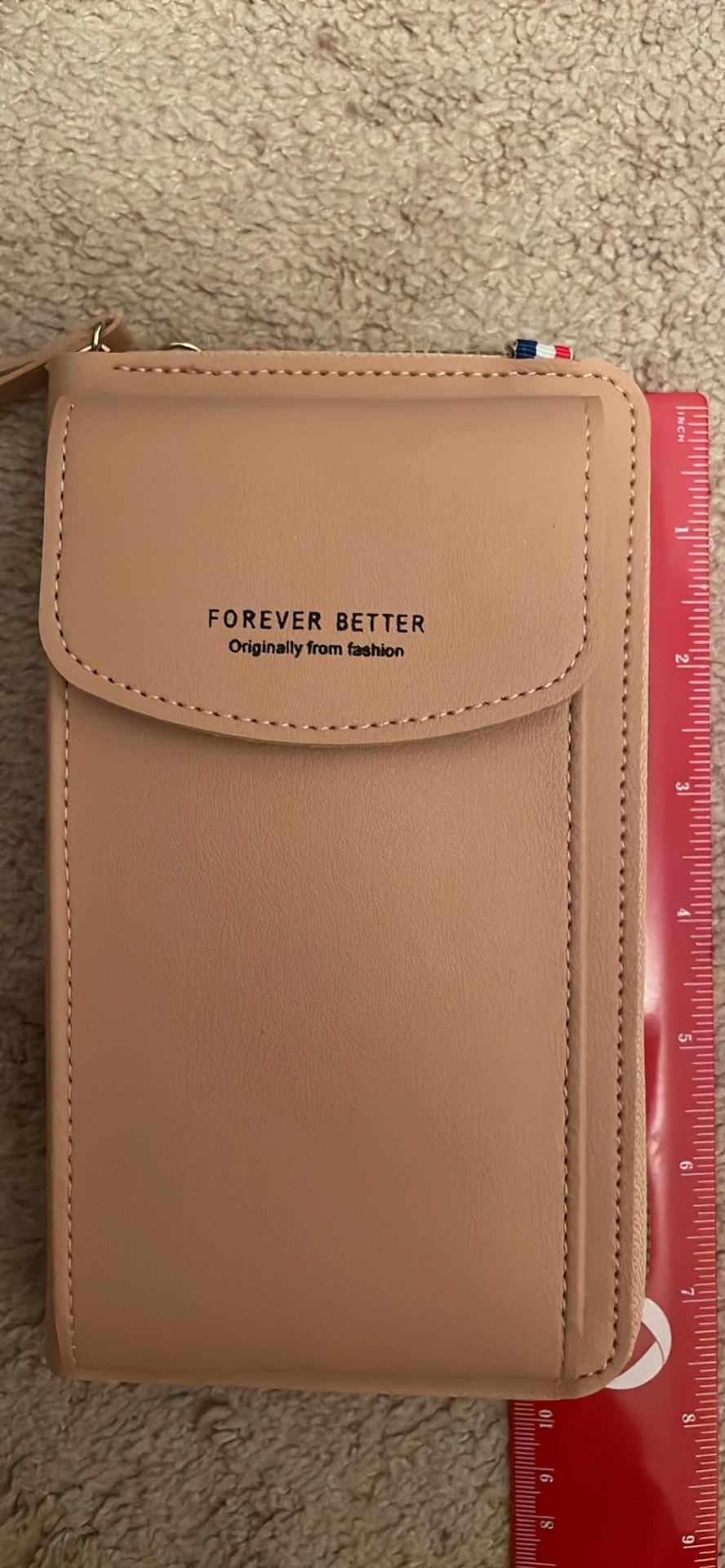 Light pink mobile phone bag plus wallet thumbnail