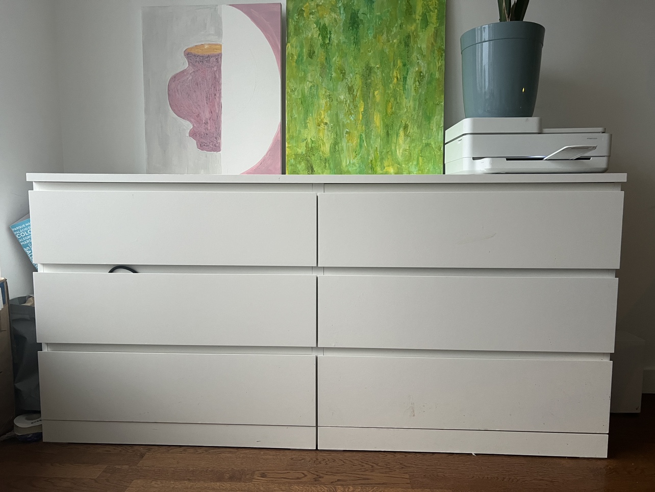 6-drawer dresser, white, 63x30 3/4 " - photo 2