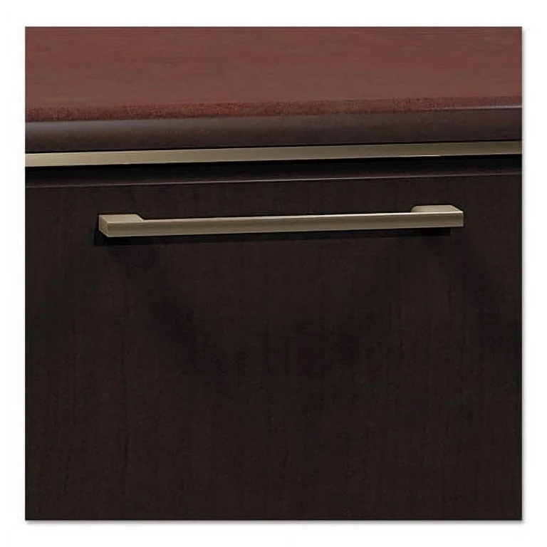 New Bush Double Pedestal Desk - Mocha Cherry - photo 2