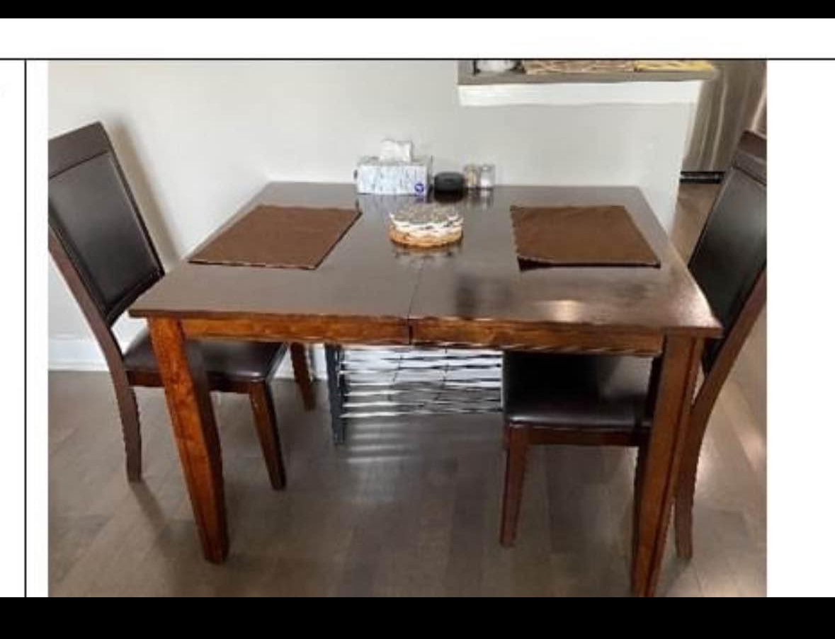 Dining table with 2 chairs BEST OFFER