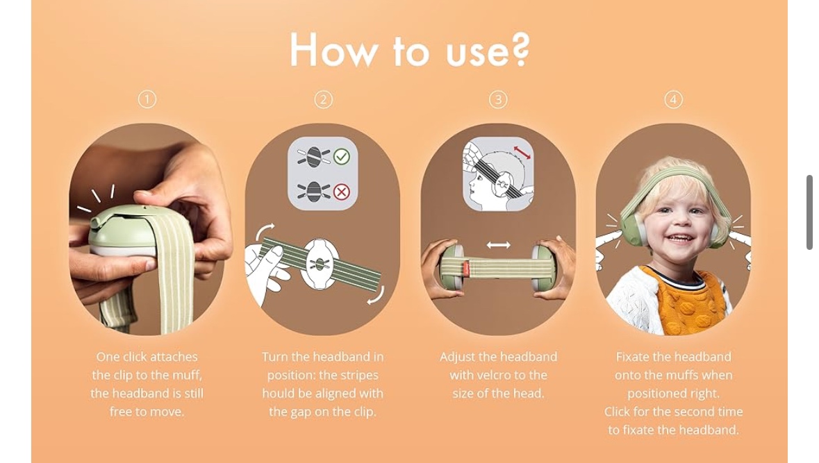 BRAND NEW baby noise protection image indicator(10)