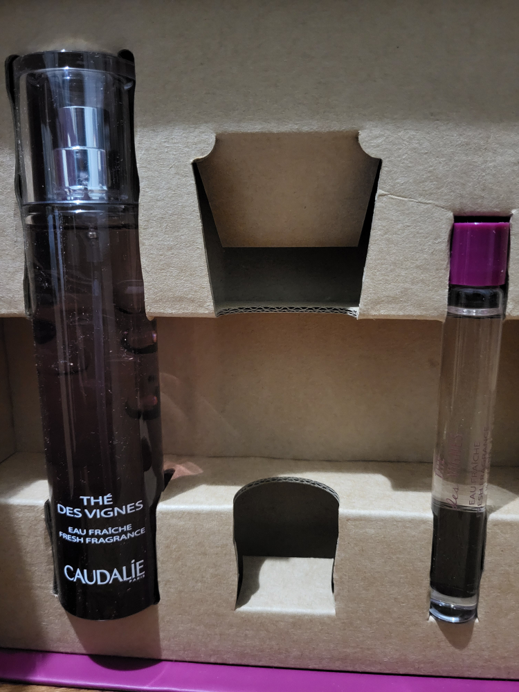 New* Caudalie Thé des Vignes Eau Fraiche, 50ml and 10ml