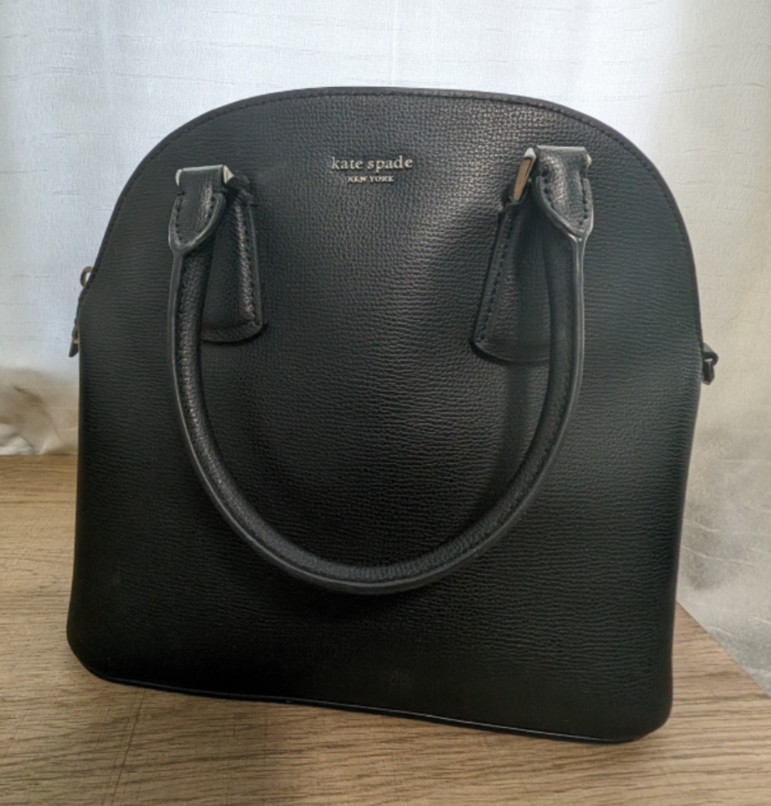 Kate Spade Black Leather Purse (Like New) thumbnail