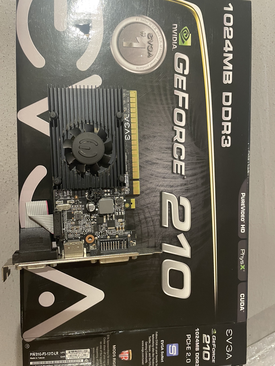 GeForce 210 Passive 1024 MB DDR3 PCI - photo 5
