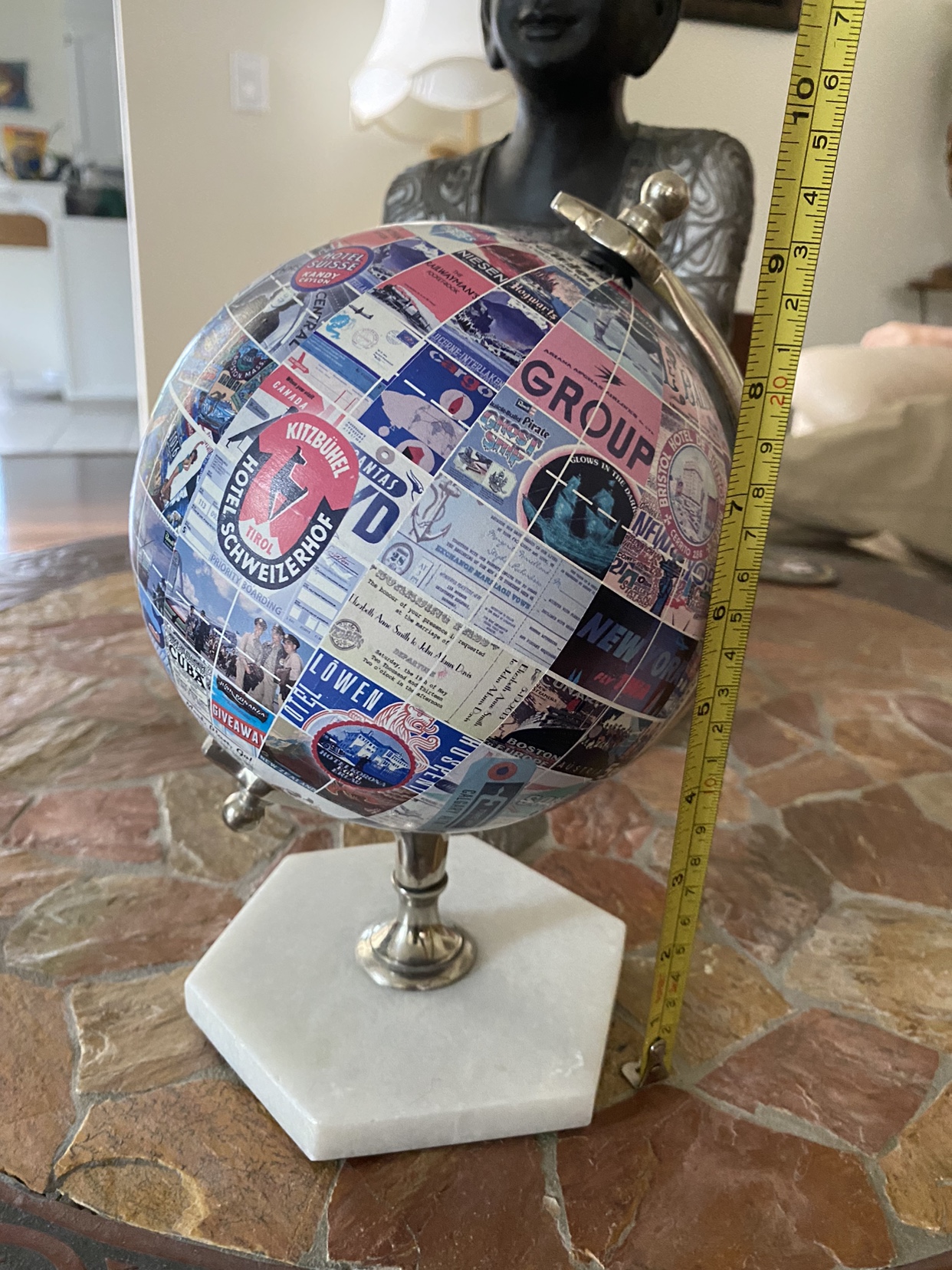 Decor stamps globe image indicator(9)