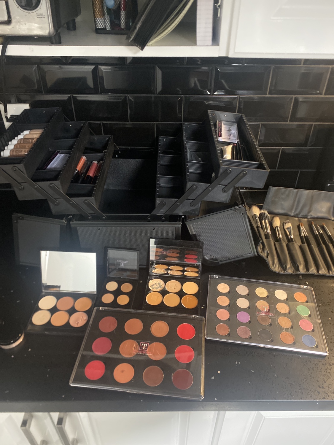 Professional makeup set with nice box