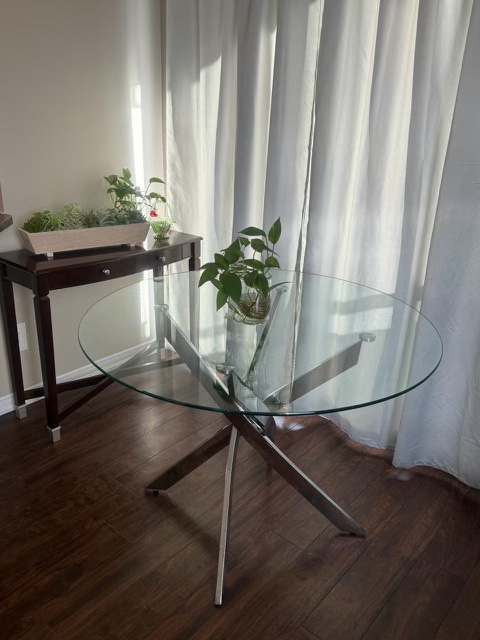 Round Glass Round Table - photo 2