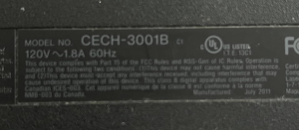 PS3 Sony PlayStation 3 - photo 3