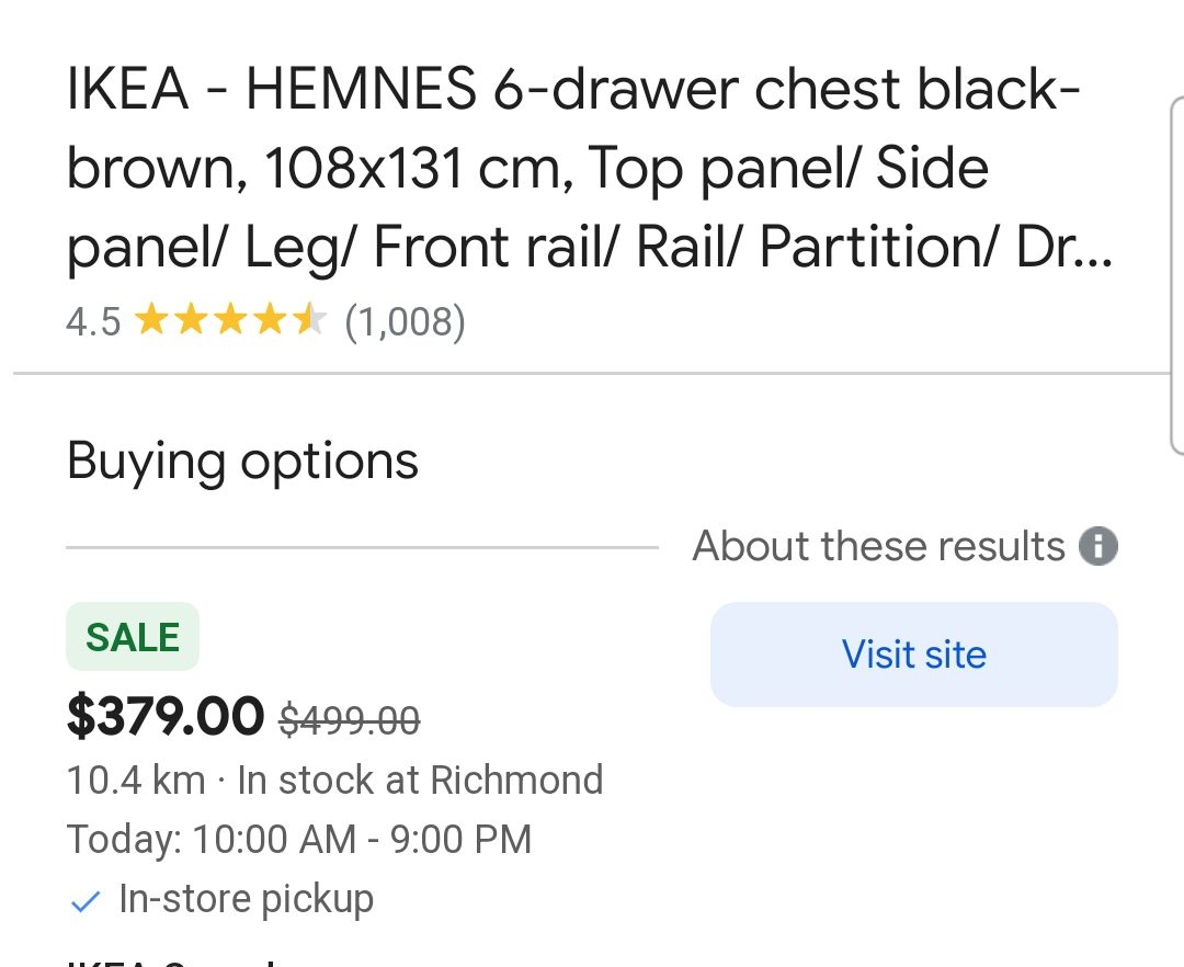 Ikea Chest of Drawers - photo 2