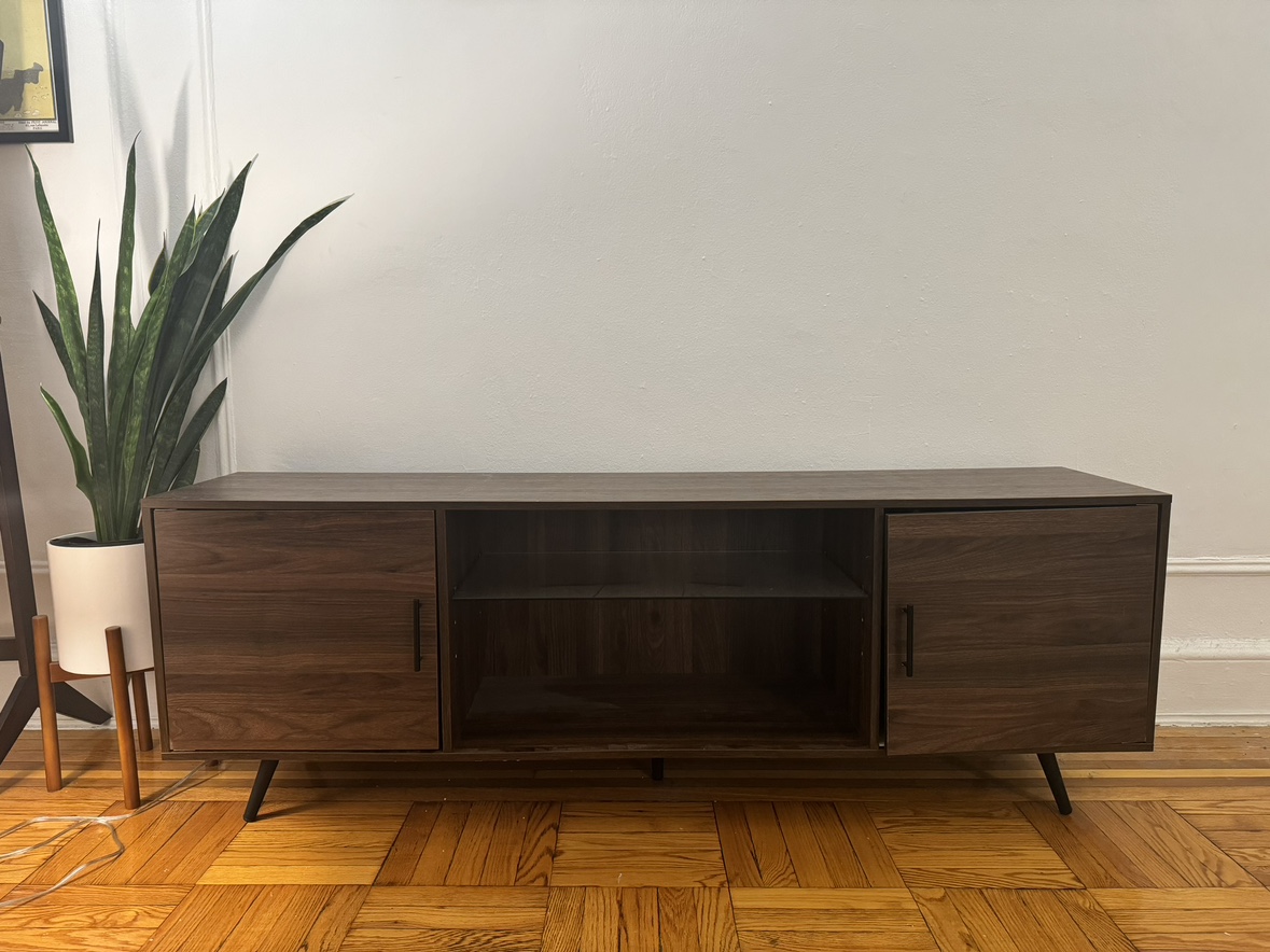 2 Door Mid-Century Storage TV Stand / Credenza