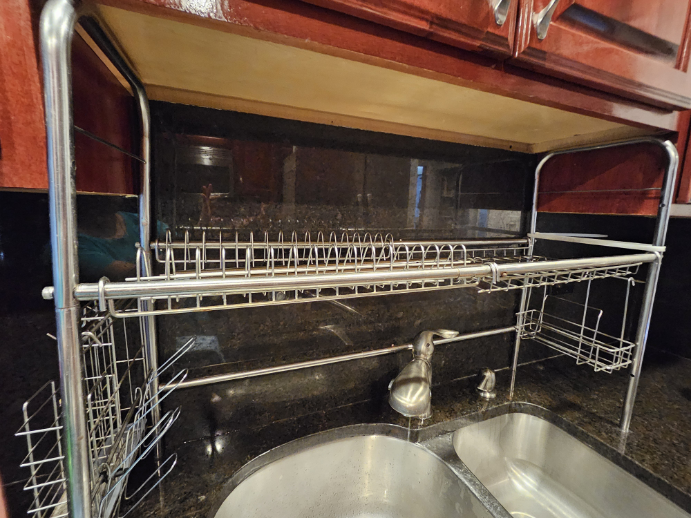 Kitchen over the sink  Rack