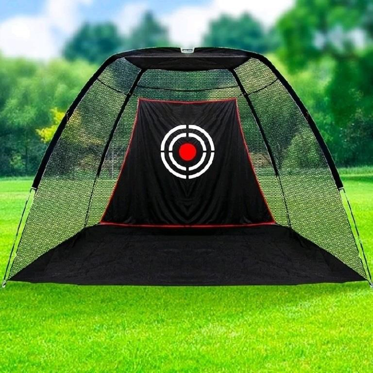 Brand New Backyard Driving Golf Net 10x7x6FT Black thumbnail