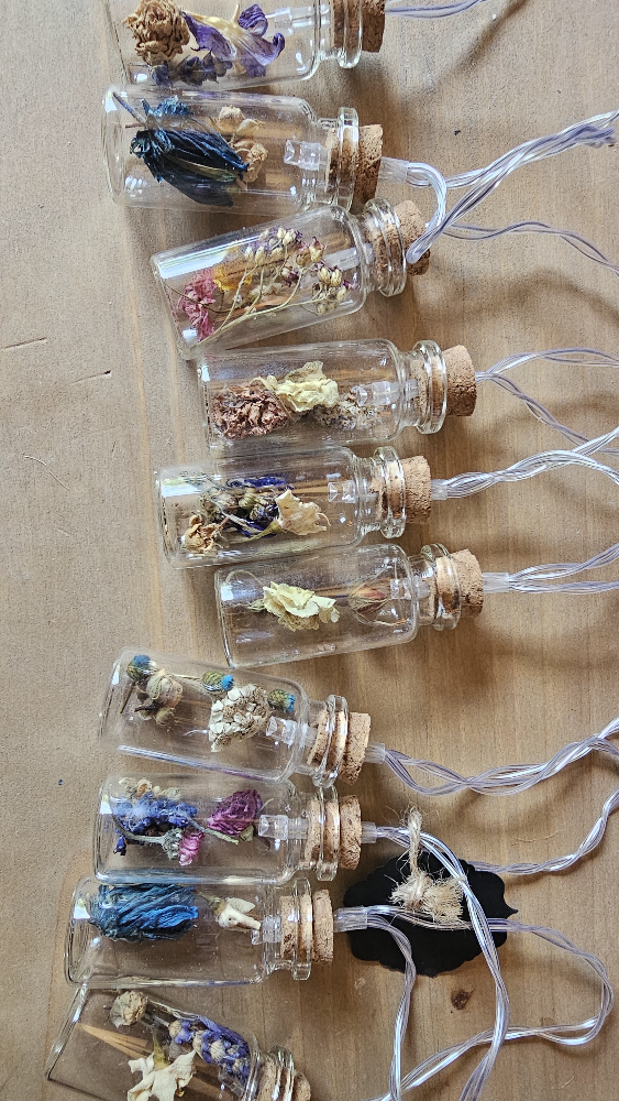 fancy florals fairy lights