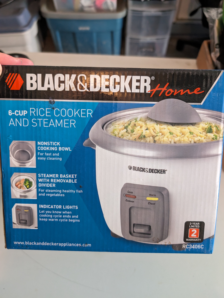 Black and Decker Rice Cooker