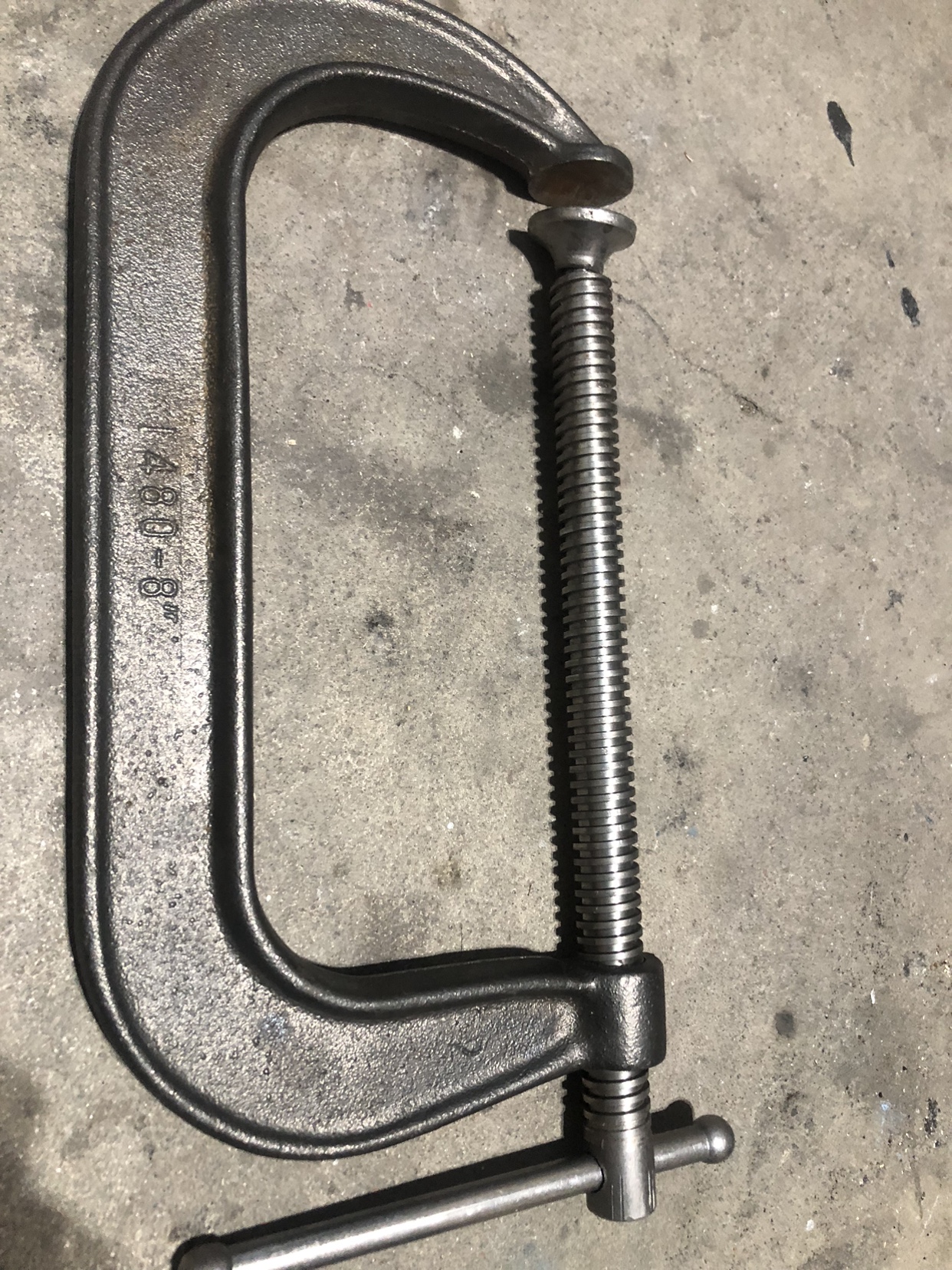 8” C-clamp