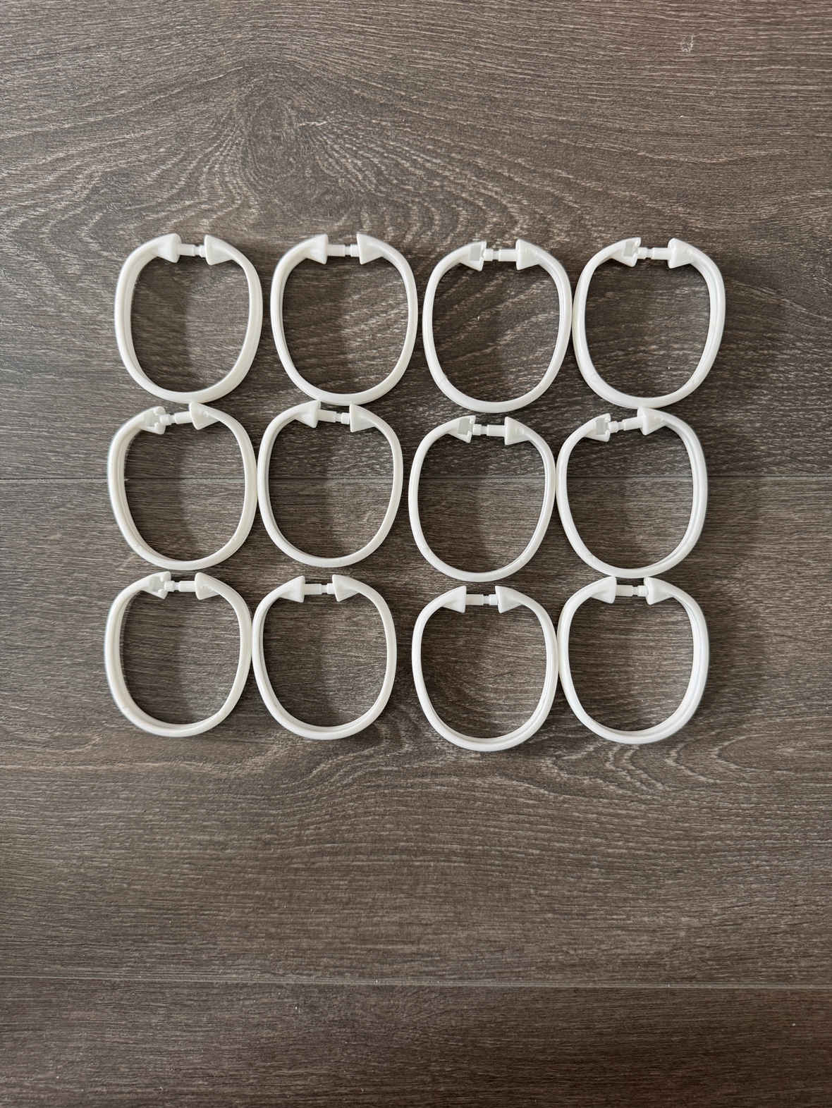 Shower curtain hooks