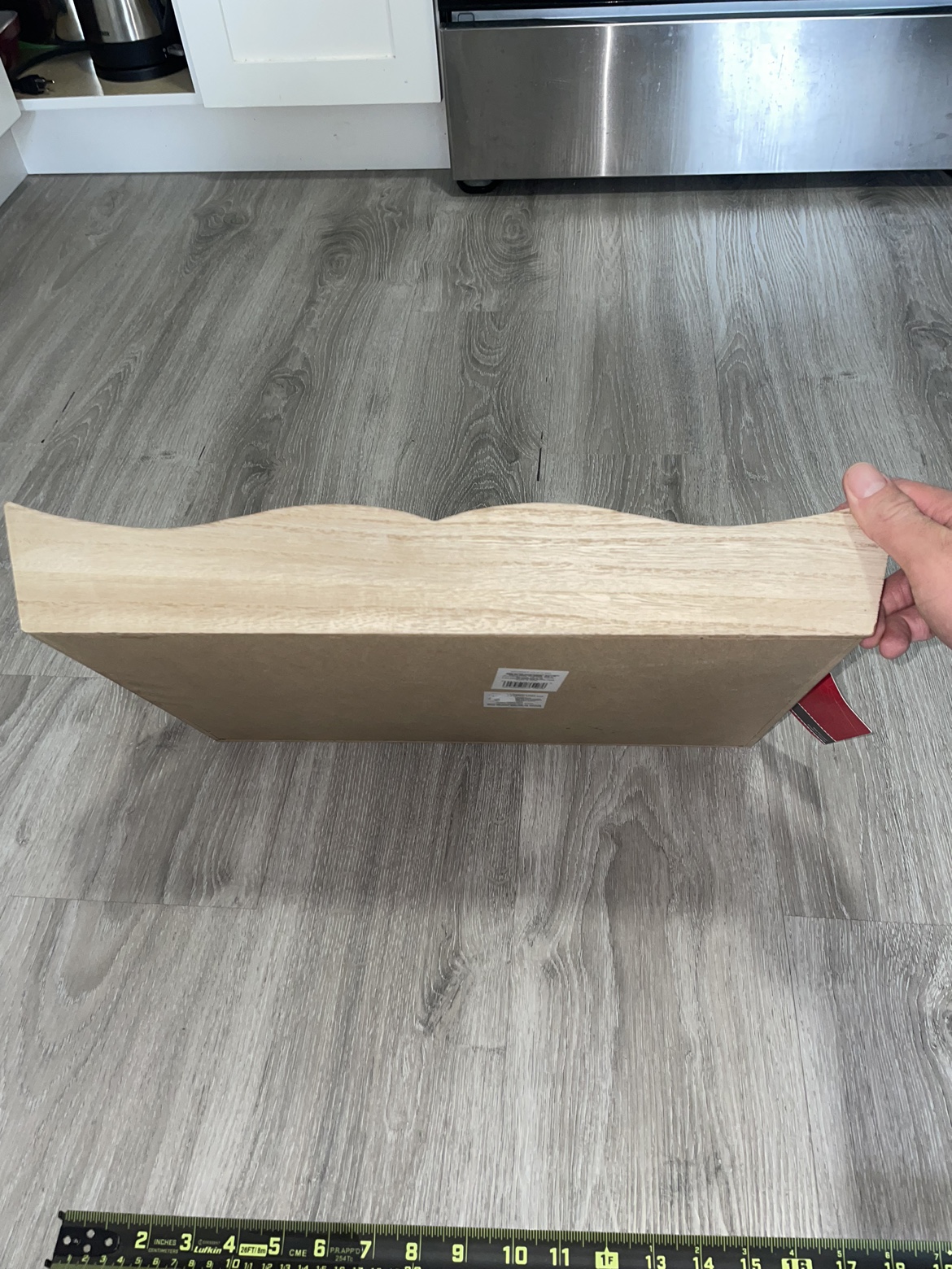 Brand New Wooden Snack / Decor Tray - Home Decor 18 Inches Long - photo 3