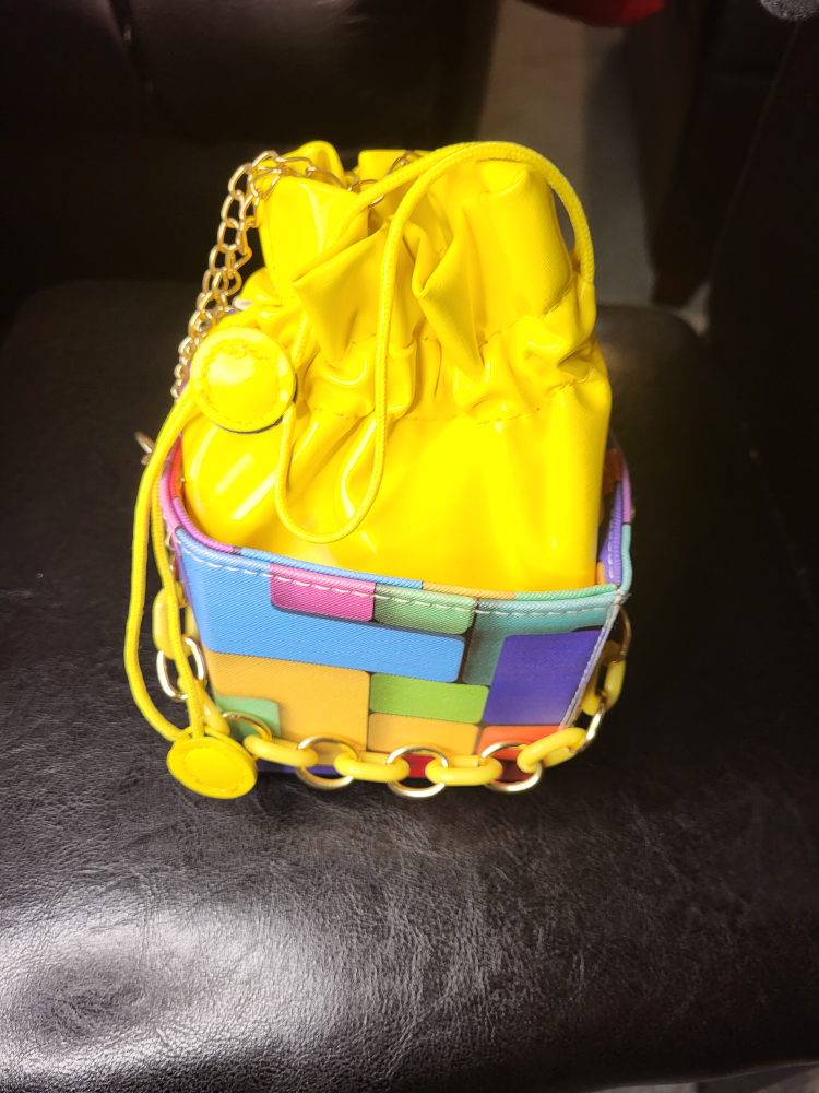 beautiful  multi- color  purse