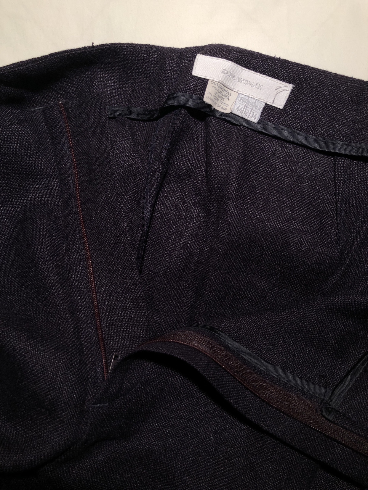 Zara Fringed Flares Purple US12 image indicator(2)