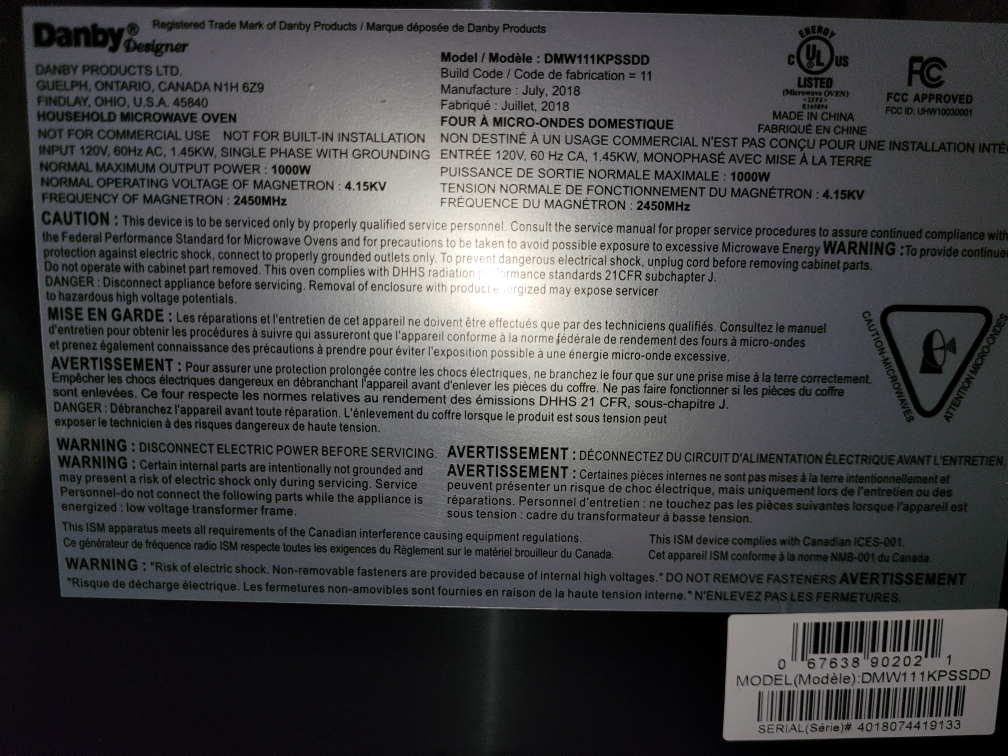MICROWAVE OVEN 1000W - photo 4