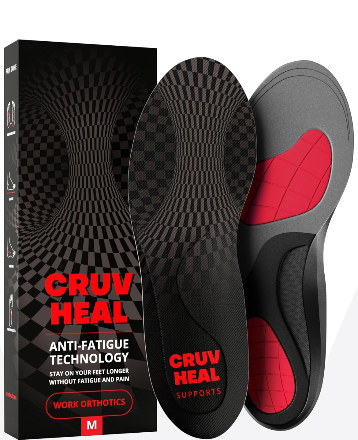 Work Orthotic Insoles - Anti Fatigue