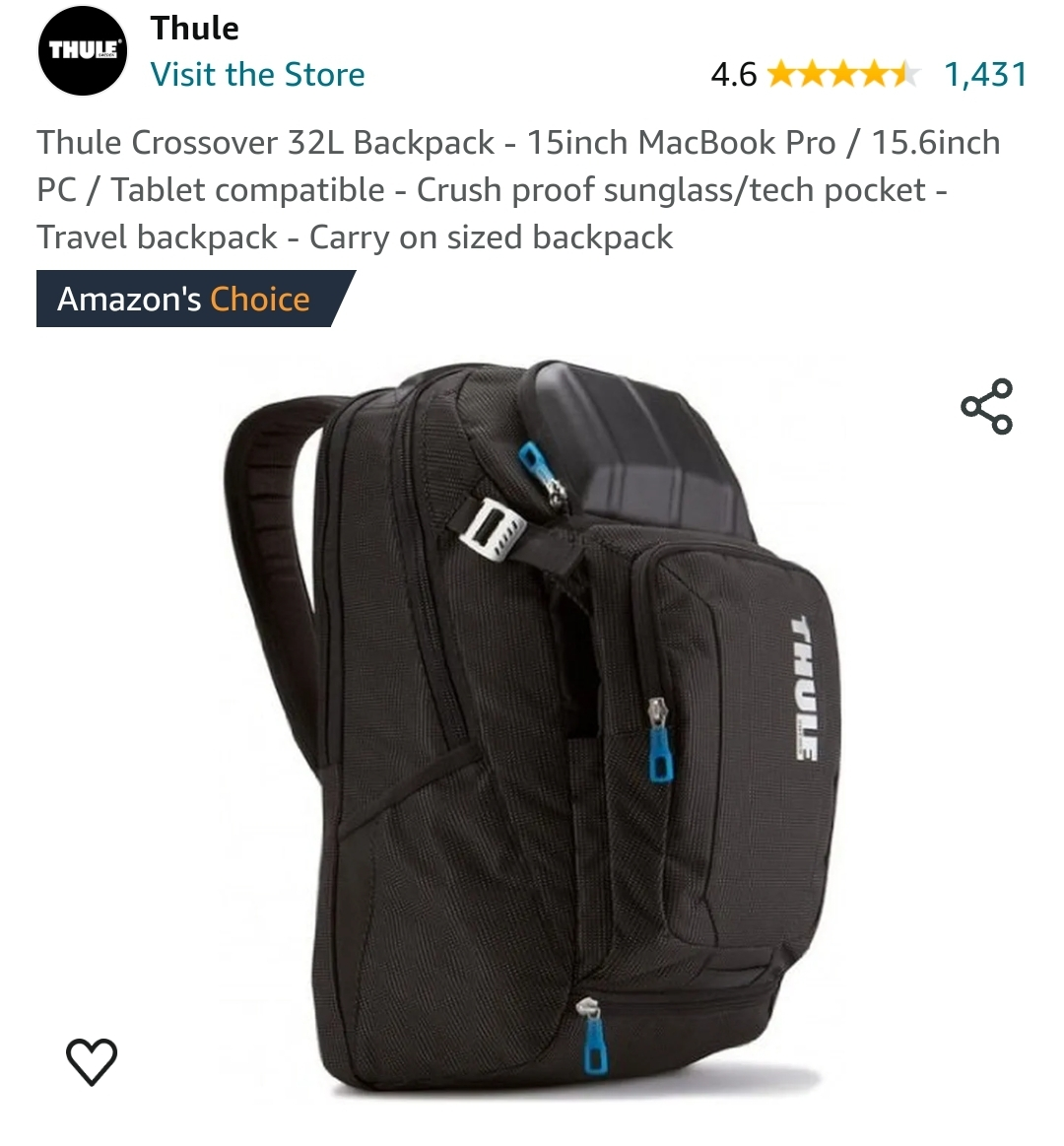 Thule Crossover 32L Backpack
