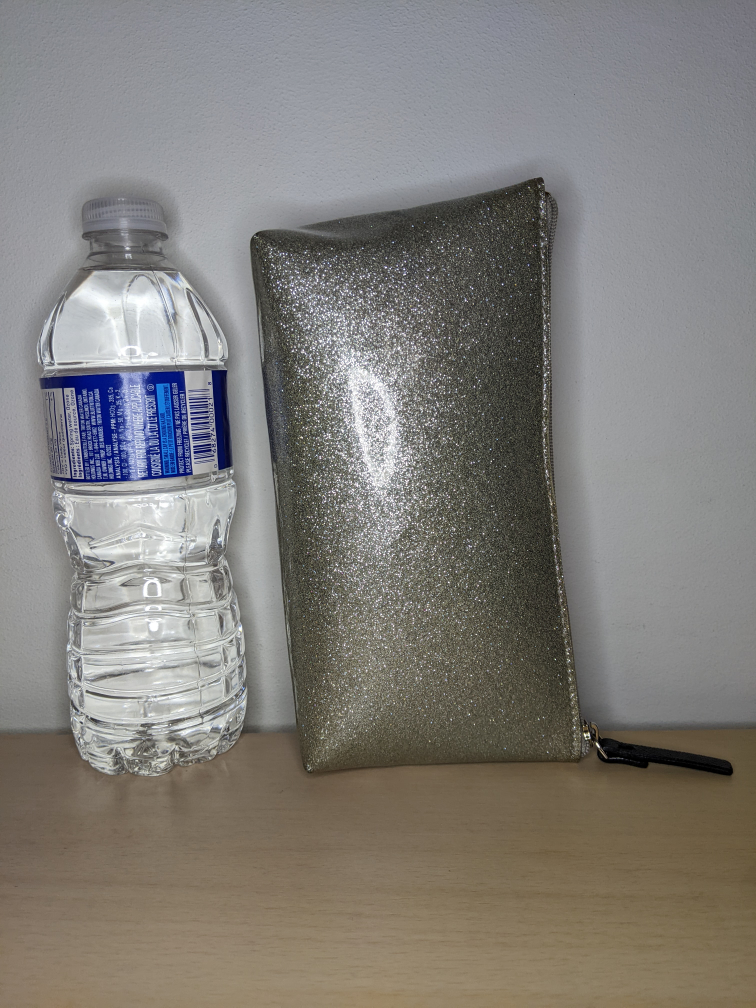 Kate Spade Mavis Street Gia Pouch Clutch Sparkle Silver Pouch image indicator(2)