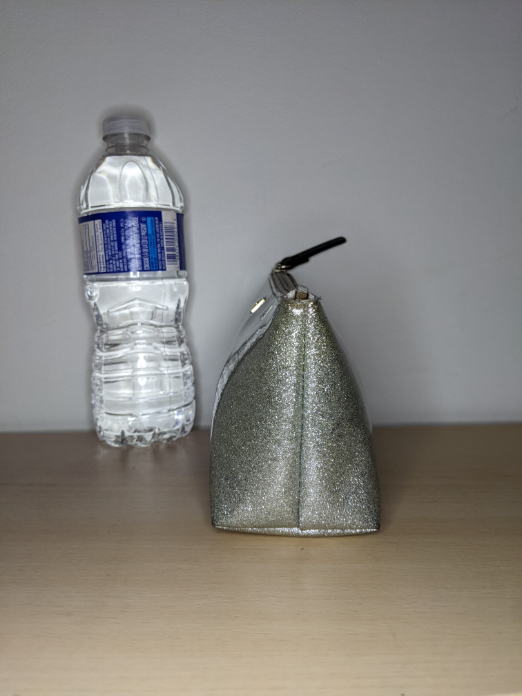 Kate Spade Mavis Street Gia Pouch Clutch Sparkle Silver Pouch image indicator(3)